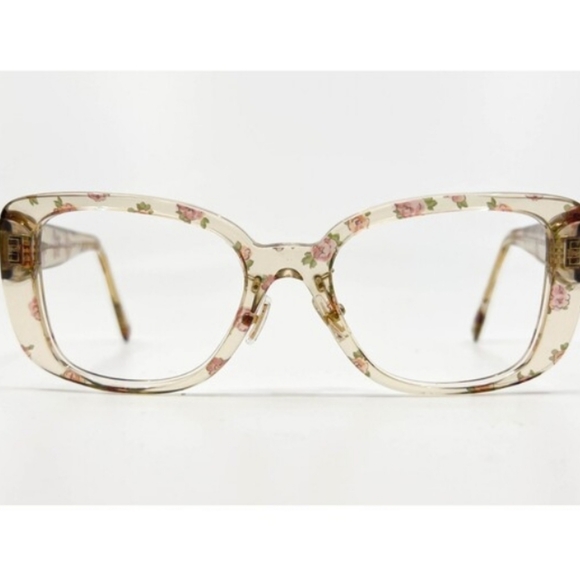 COACH Eyeglasses 9252 Victorian Roses Clear Acrylic Women - Picture 4 of 16